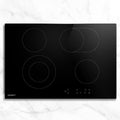 Devanti Electric Ceramic Cooktop 77cm CCT-B-4E-6Z-TOUCH-BK
