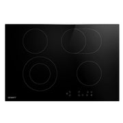 Devanti Electric Ceramic Cooktop 77cm CCT-B-4E-6Z-TOUCH-BK