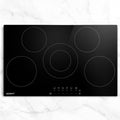 Devanti Electric Ceramic Cooktop 90cm CCT-B-5B-6Z-TOUCH-BK