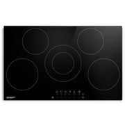 Devanti Electric Ceramic Cooktop 90cm CCT-B-5B-6Z-TOUCH-BK