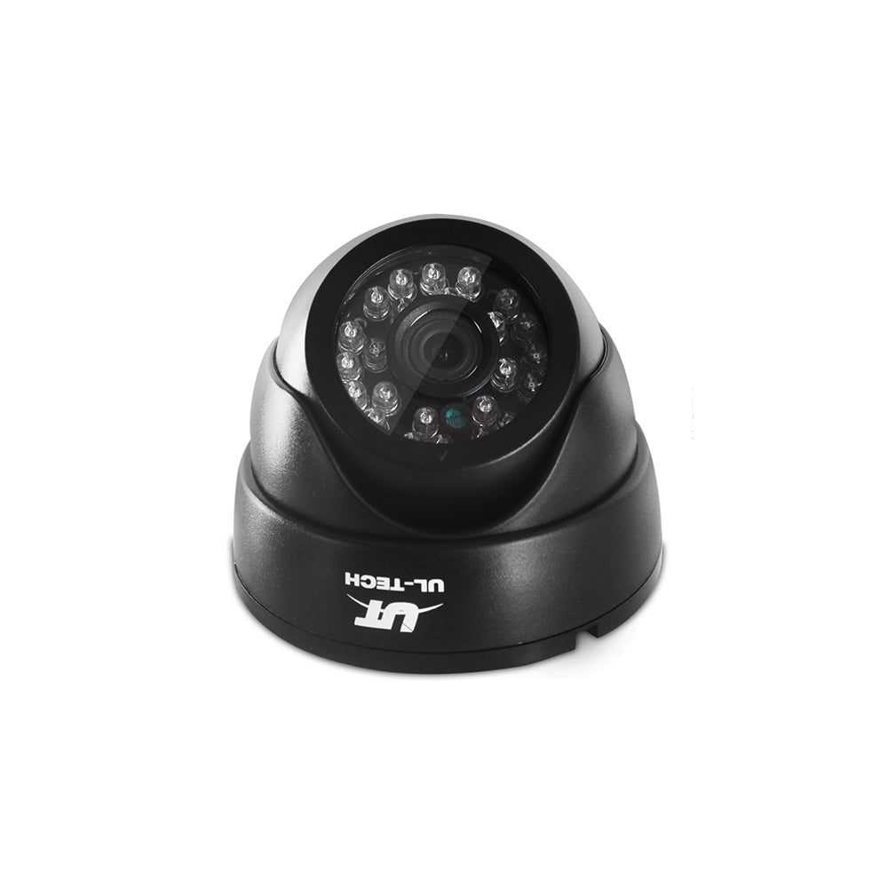 UL-TECH 1080P Security Camera System 4CH DVR with 4 CCTV Dome Cameras CCTV-4C-4D-BK