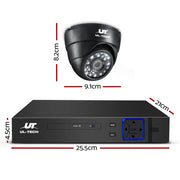 UL-tech CCTV Security System 4CH DVR 4 Cameras 2TB Hard Drive CCTV-4C-4D-BK-2T