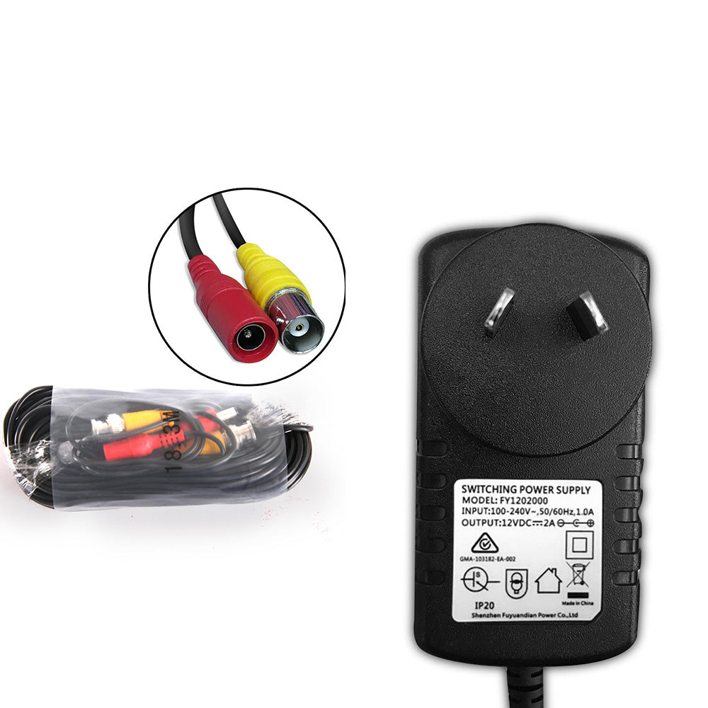 UL-tech CCTV Security System 4CH DVR 4 Cameras 1TB Hard Drive CCTV-4C-4S-BK-T