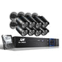 UL-tech CCTV Security System 8CH DVR 8 Cameras 2TB Hard Drive CCTV-8C-8B-BK-2T