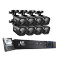 UL-tech CCTV Security System 8CH DVR 8 Cameras 1TB Hard Drive CCTV-8C-8S-BK-T