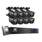 UL-tech CCTV Security System 8CH DVR 8 Cameras 1TB Hard Drive CCTV-8C-8S-BK-T