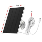 UL-tech Solar Panel For Security Camera Wireless 3W CCTV-B-SP-BK