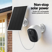 UL-tech Solar Panel For Security Camera Wireless 3W CCTV-B-SP-BK