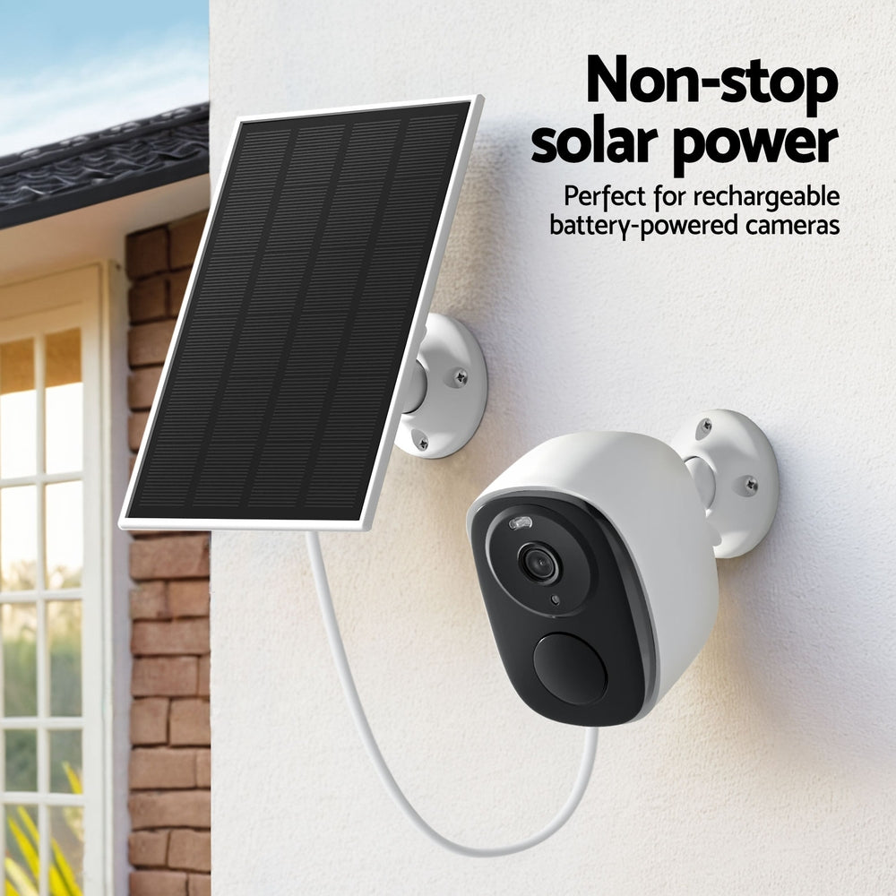 UL-tech Solar Panel For Security Camera Wireless 3W CCTV-B-SP-BK