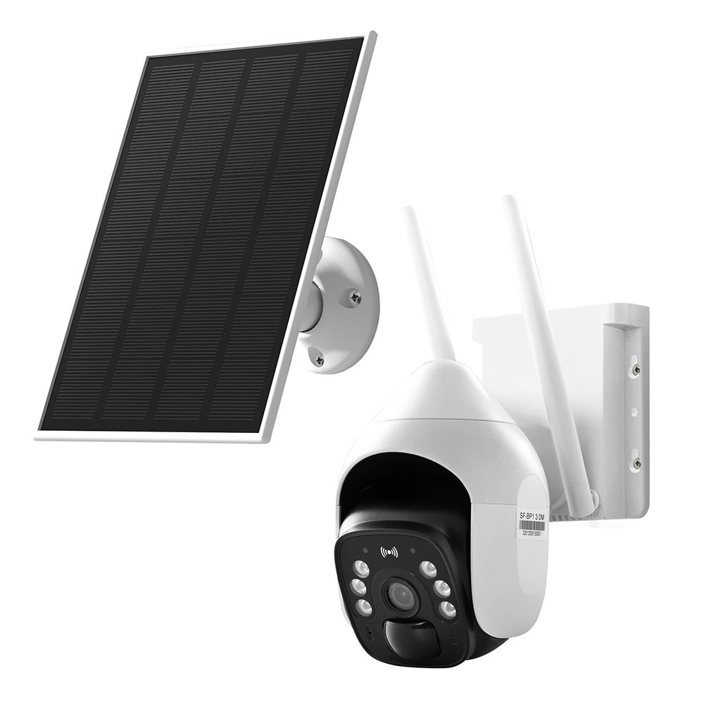 UL-tech 3MP Security Camera Solar Panel CCTV-B-SP-BP1-WH