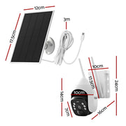 UL-tech 3MP Security Camera Solar Panel CCTV-B-SP-BP1-WH