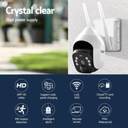 UL-tech 3MP Security Camera Solar Panel CCTV-B-SP-BP1-WH