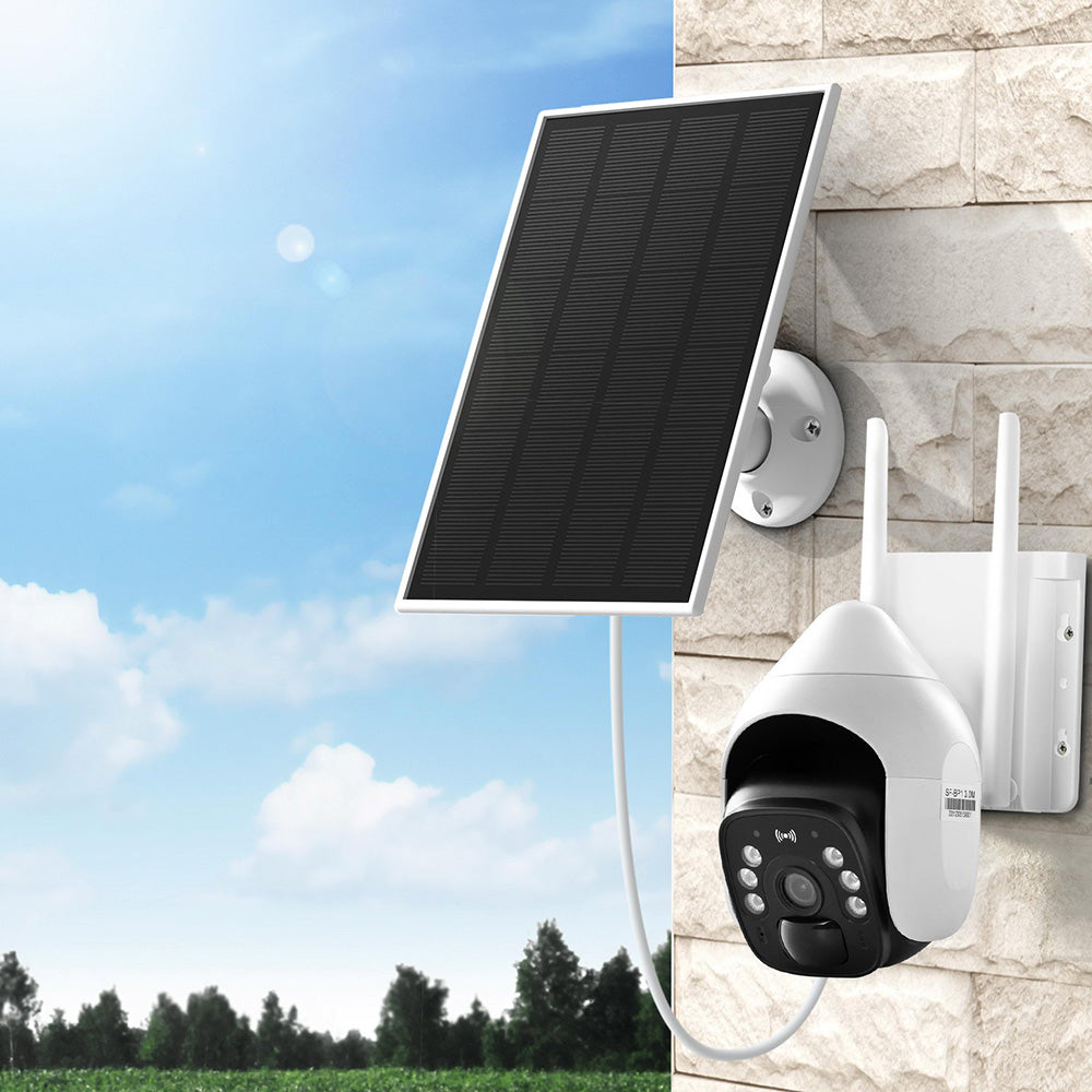 UL-tech 3MP Security Camera Solar Panel CCTV-B-SP-BP1-WH
