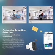 UL-tech 3MP Solar Security Camera CCTV-B-SP-C2-WH