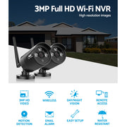 UL-tech Wireless CCTV 3MP 2 Cameras Bullet CCTV-CAM-WF-CLA-X2