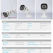 UL-tech Wireless CCTV 3MP Camera Square CCTV-CAM-WF-P4