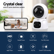 UL-tech 3MP IP Camera Baby Security CCTV CCTV-IP-B-PT1P-WH