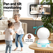 UL-tech 3MP IP Camera Baby Security CCTV CCTV-IP-B-PT1P-WH