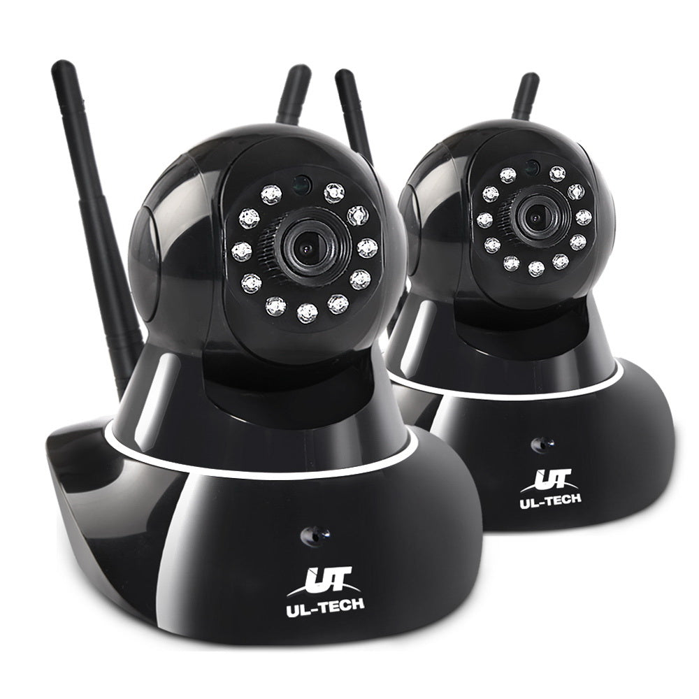 UL-tech 1080P Wireless IP Cameras Security WIFI Cam Black CCTV-IP-BLACK-FC2