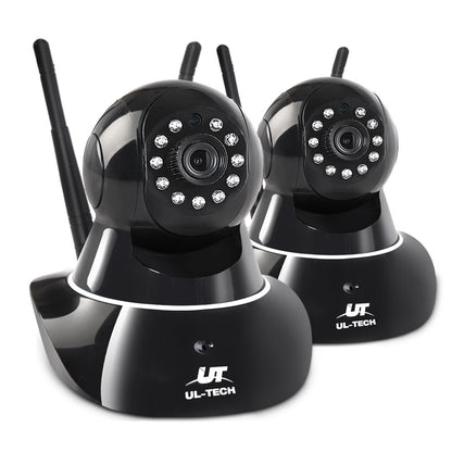 UL-tech 1080P Wireless IP Cameras Security WIFI Cam Black CCTV-IP-BLACK-FC2