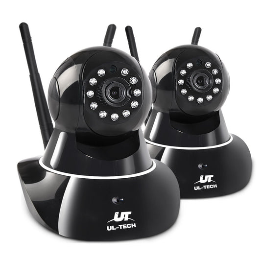UL-tech 1080P Wireless IP Cameras Security WIFI Cam Black CCTV-IP-BLACK-FC2