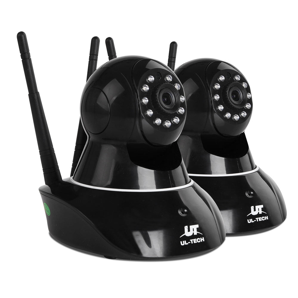UL-tech 1080P Wireless IP Cameras Security WIFI Cam Black CCTV-IP-BLACK-FC2