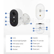 UL-tech 1080P Wireless IP Camera WIFI Home Security Cam CCTV-SC-C2-WH