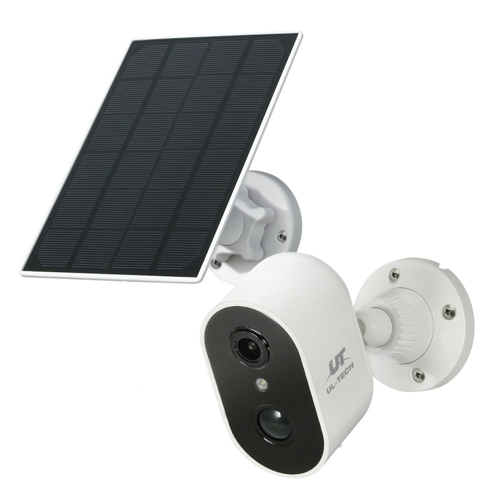 UL-tech 1080P Wireless Security IP Camera Rechargeable Outdoor CCTV Solar Panel CCTV-SCSP-C2-WH