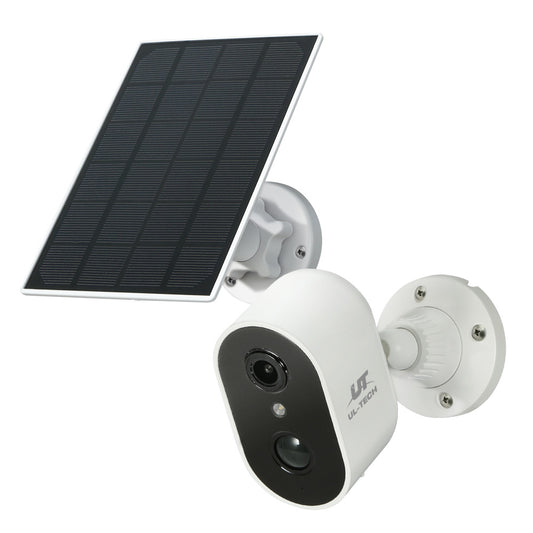 UL-tech 1080P Wireless Security IP Camera Rechargeable Outdoor CCTV Solar Panel CCTV-SCSP-C2-WH