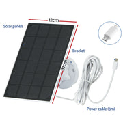 UL-tech 1080P Wireless Security IP Camera Rechargeable Outdoor CCTV Solar Panel CCTV-SCSP-C2-WH