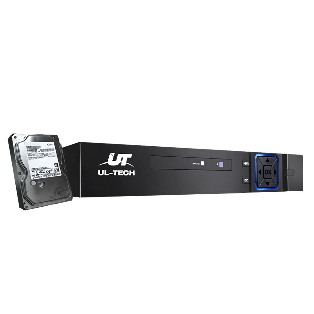 UL-tech 4CH DVR 1080P 5in1 CCTV Video Recorder 4TB Hard Drive CCTV-SOLO-DVR-4CH-4TB