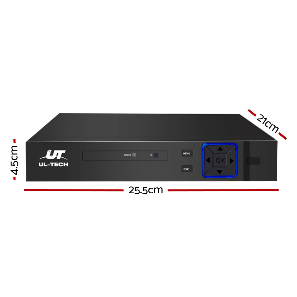 UL-tech 4CH DVR 1080P 5in1 CCTV Video Recorder 4TB Hard Drive CCTV-SOLO-DVR-4CH-4TB