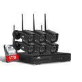 UL-tech CCTV Wireless Security Camera System 8CH Home Outdoor WIFI 6 Square Cameras Kit 1TB CCTV-WF-CLA-8C-6S-T