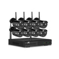 UL-tech Wireless CCTV Security System 8CH NVR 3MP 8 Bullet Cameras CCTV-WF-CLA-8C-8B