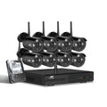 UL-tech Wireless CCTV Security System 8CH NVR 3MP 8 Bullet Cameras 2TB CCTV-WF-CLA-8C-8B-2T