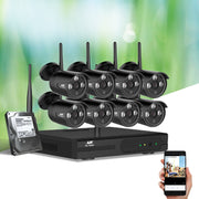 UL-tech Wireless CCTV Security System 8CH NVR 3MP 8 Bullet Cameras 4TB CCTV-WF-CLA-8C-8B-4T