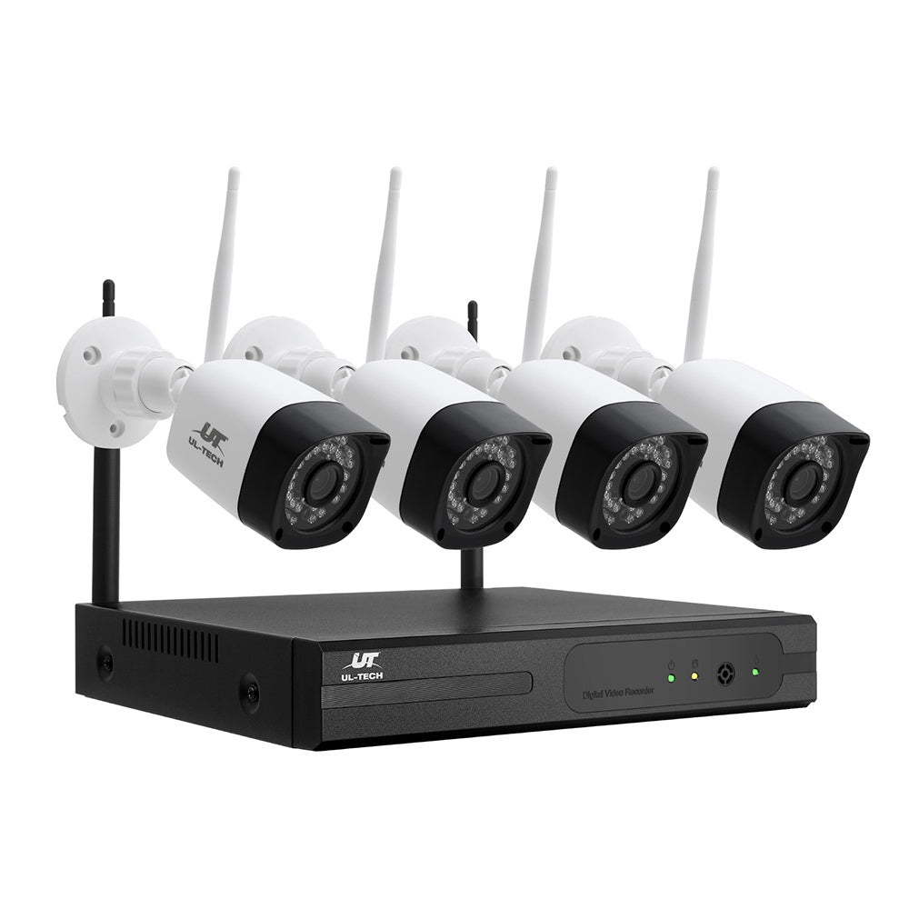 UL-tech 3MP Wireless CCTV 8CH 4 Square Camera CCTV-WF-HF230446-8C-4S
