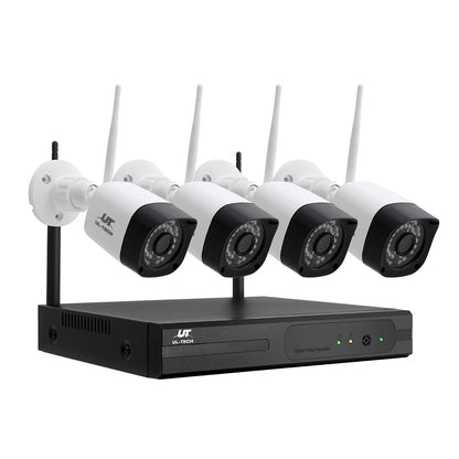 UL-tech 3MP Wireless CCTV 8CH 4 Square Camera CCTV-WF-HF230446-8C-4S