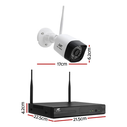 UL-tech 3MP Wireless CCTV 8CH 4 Square Camera CCTV-WF-HF230446-8C-4S