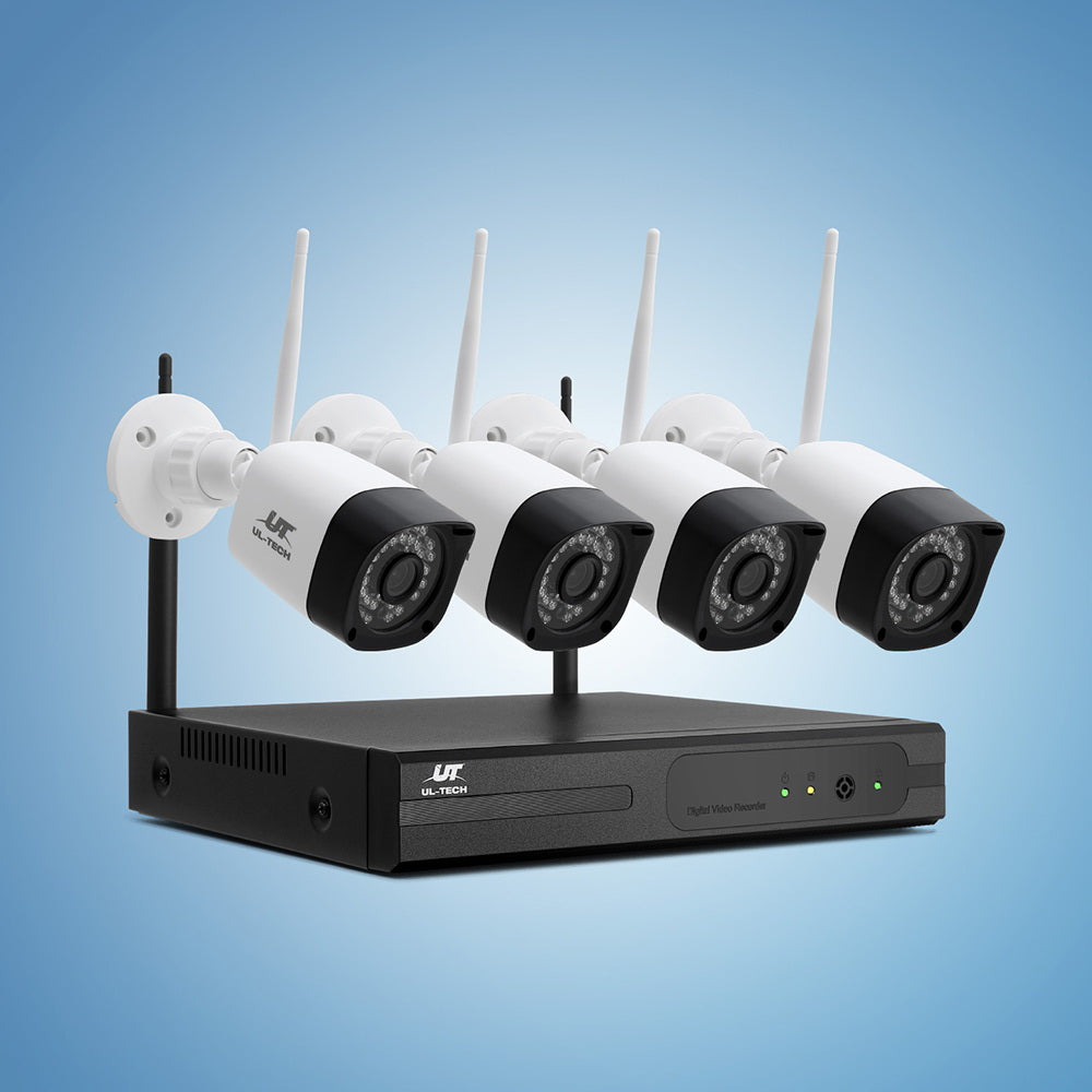 UL-tech 3MP Wireless CCTV 8CH 4 Square Camera CCTV-WF-HF230446-8C-4S