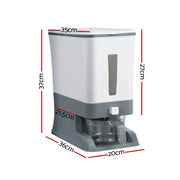 5-Star Chef Cereal Dispenser Rice Container 12KG CD-B-7025-GR