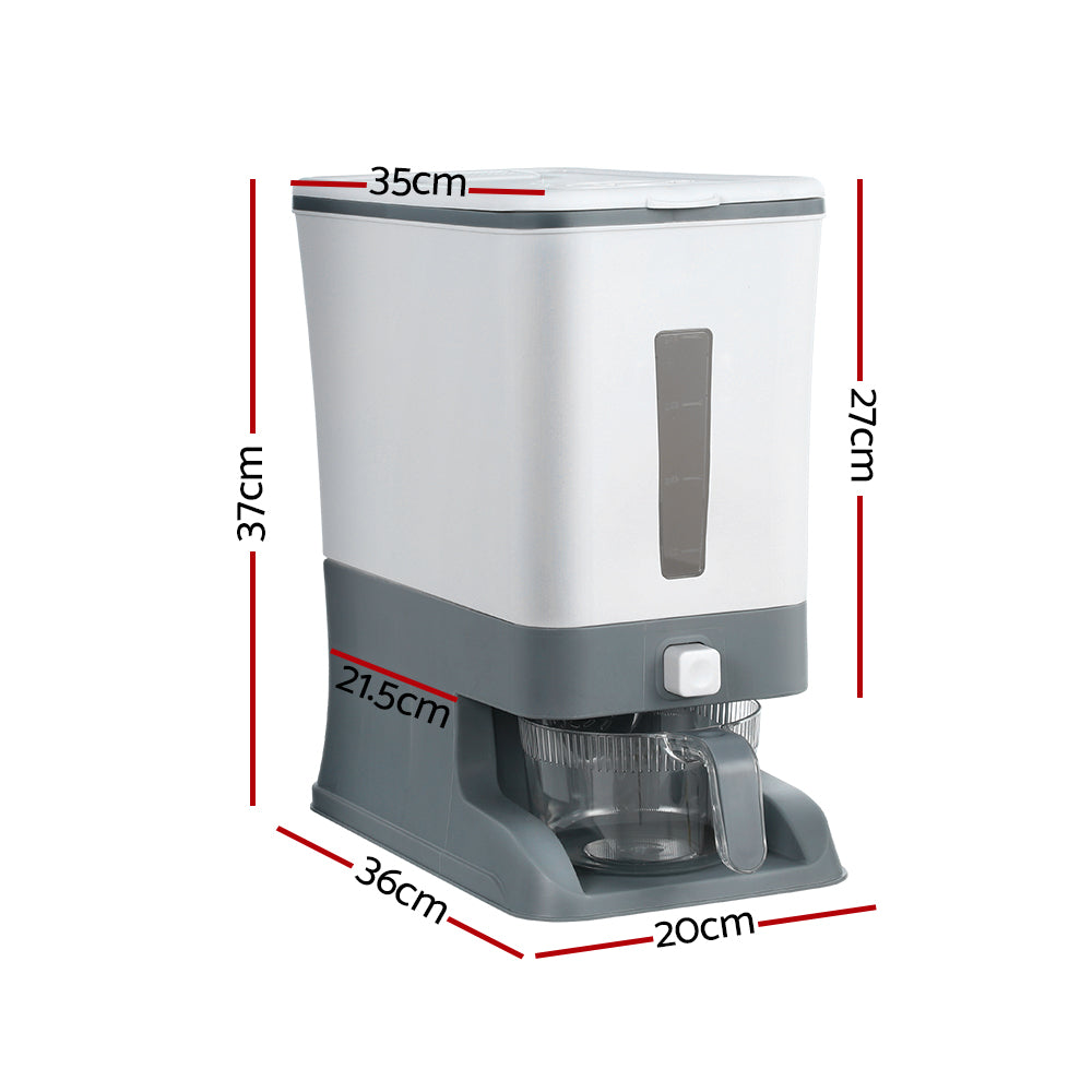 5-Star Chef Cereal Dispenser Rice Container 12KG CD-B-7025-GR
