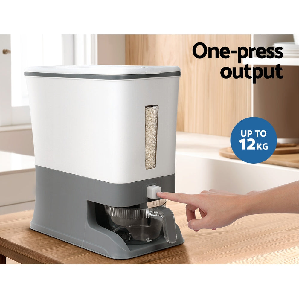 5-Star Chef Cereal Dispenser Rice Container 12KG CD-B-7025-GR