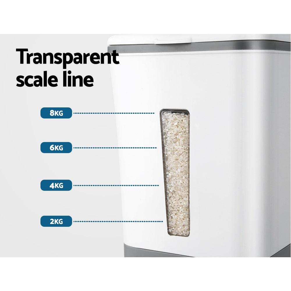 5-Star Chef Cereal Dispenser Rice Container 12KG CD-B-7025-GR