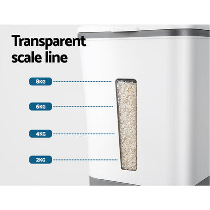 5-Star Chef Cereal Dispenser Rice Container 12KG CD-B-7025-GR