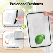 5-Star Chef Cereal Dispenser Food Storage Container 16PCS CD-B-8014-BK
