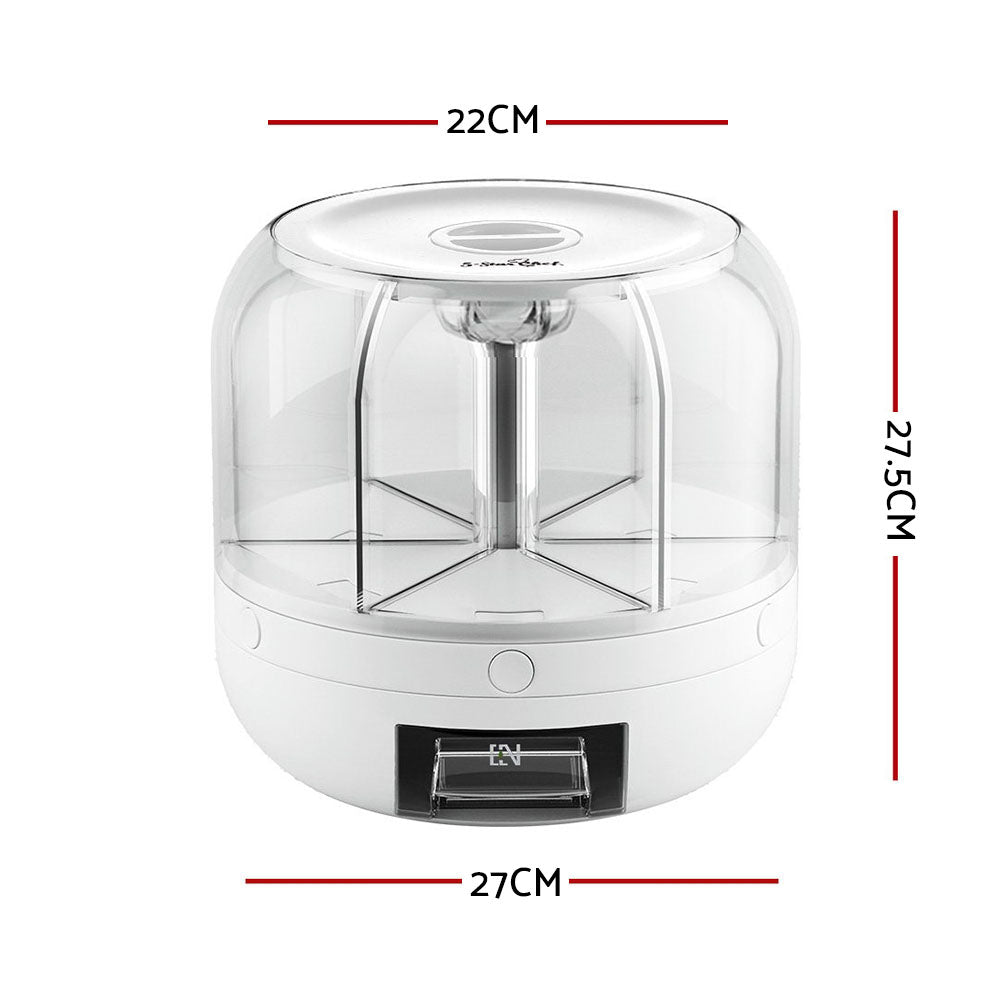 5-Star Chef Cereal Dispenser Grain Container 7KG CD-RCH360-WH