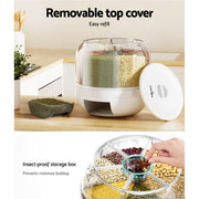 5-Star Chef Cereal Dispenser Grain Container 7KG CD-RCH360-WH