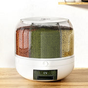5-Star Chef Cereal Dispenser Grain Container 7KG CD-RCH360-WH