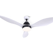 Devanti 48'' Ceiling Fan DC Motor w/Light w/Remote - White CF-B-48-310-WH